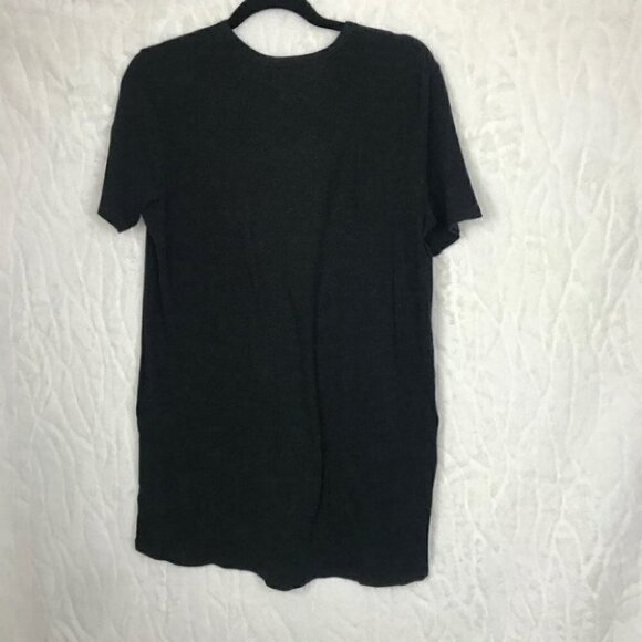 Aritzia TNA Charcoal Grey  T-shirt Dress Size XS - Picture 3 of 5